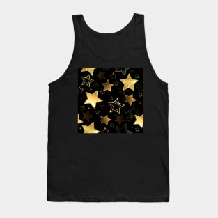 Seamless with Golden Stars Tank Top